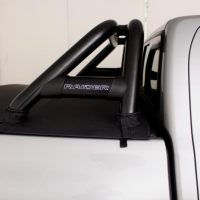 RollBar - Sportsbar DCab + Ext Cab Black Stainless Steel Toyota Hilux Spartan Range 2016 - BS 80054 Toyota Hilux SportsBar Double Cab & Ext Cab Black