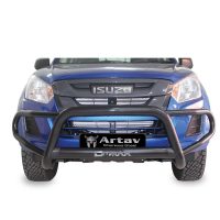 ISUZU-DMAX-TRI-BUMPER-�-BS160061 Isuzu Tri Bumper Protector S/Steel Black BS-1600061 2013 >