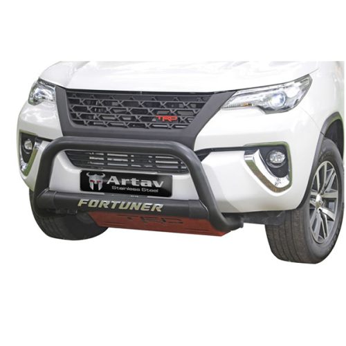 Fortuner2016_Black-bs-80033 Toyota Fortuner Nudge Bar Stainless - Black