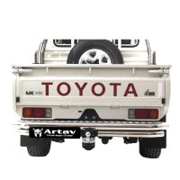 TOYOTA-LANDCRUISER-REAR-STEP-�-90030T-�-TOWBAR-90031T Toyota Landcruiser Rear Step Stainless 90030T 2007 >