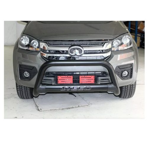 GWM Steed 5 Facelift Black Stainless Steel Nudge Bar 2022>