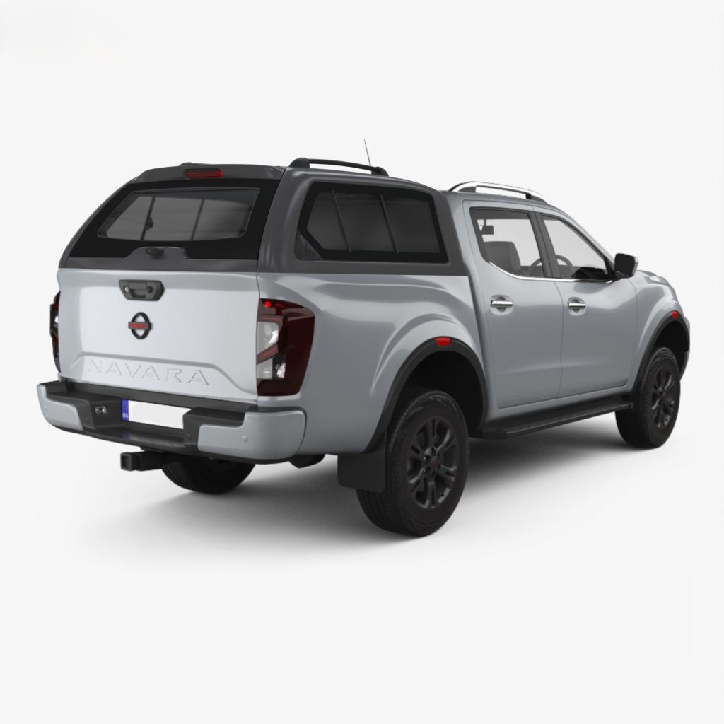 NISSAN NAVARA FIBREGLASS EXEC CANOPY
